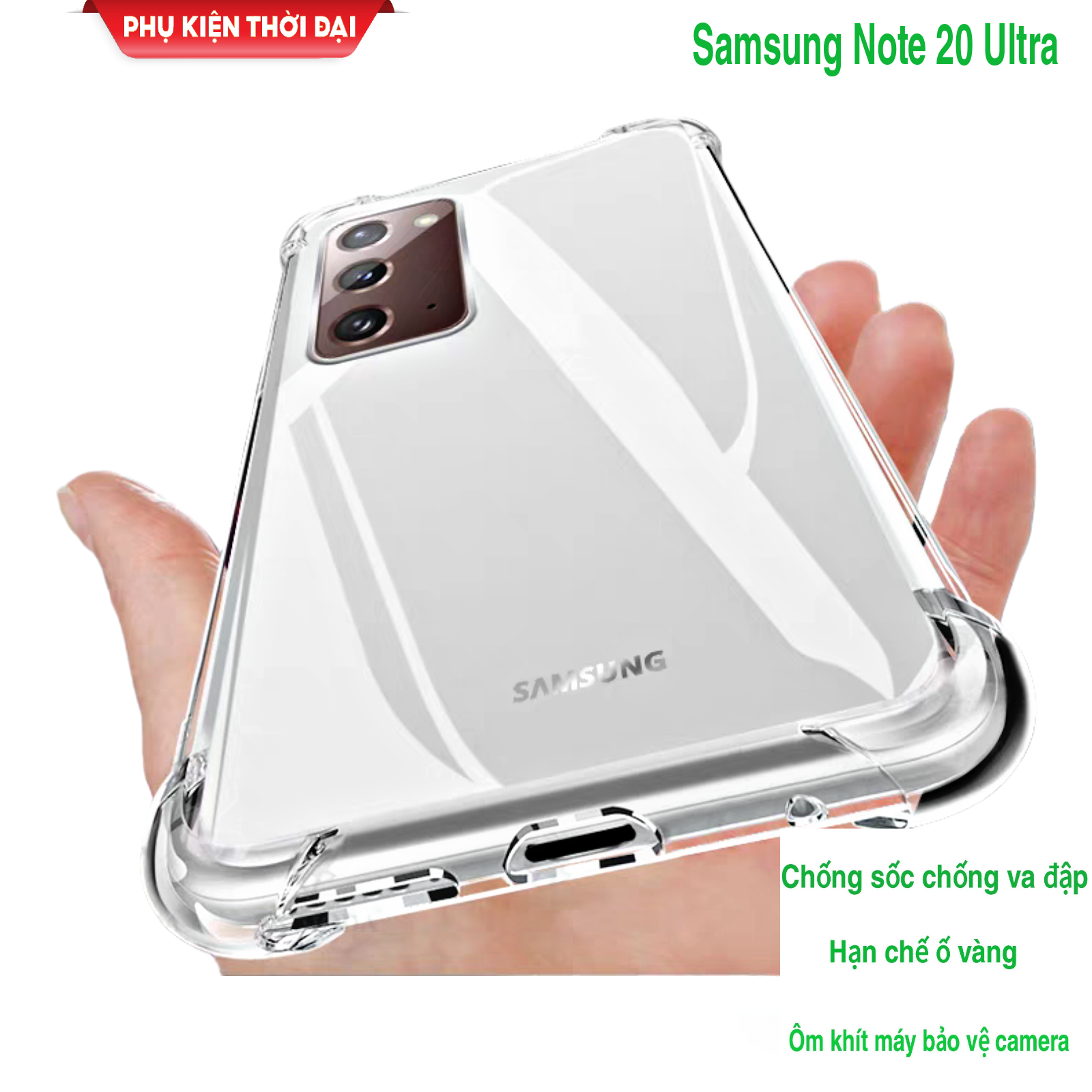 Ốp lưng Samsung Note 20 Ultra dẻo màu siêu mỏng cao cấp ôm khít máy