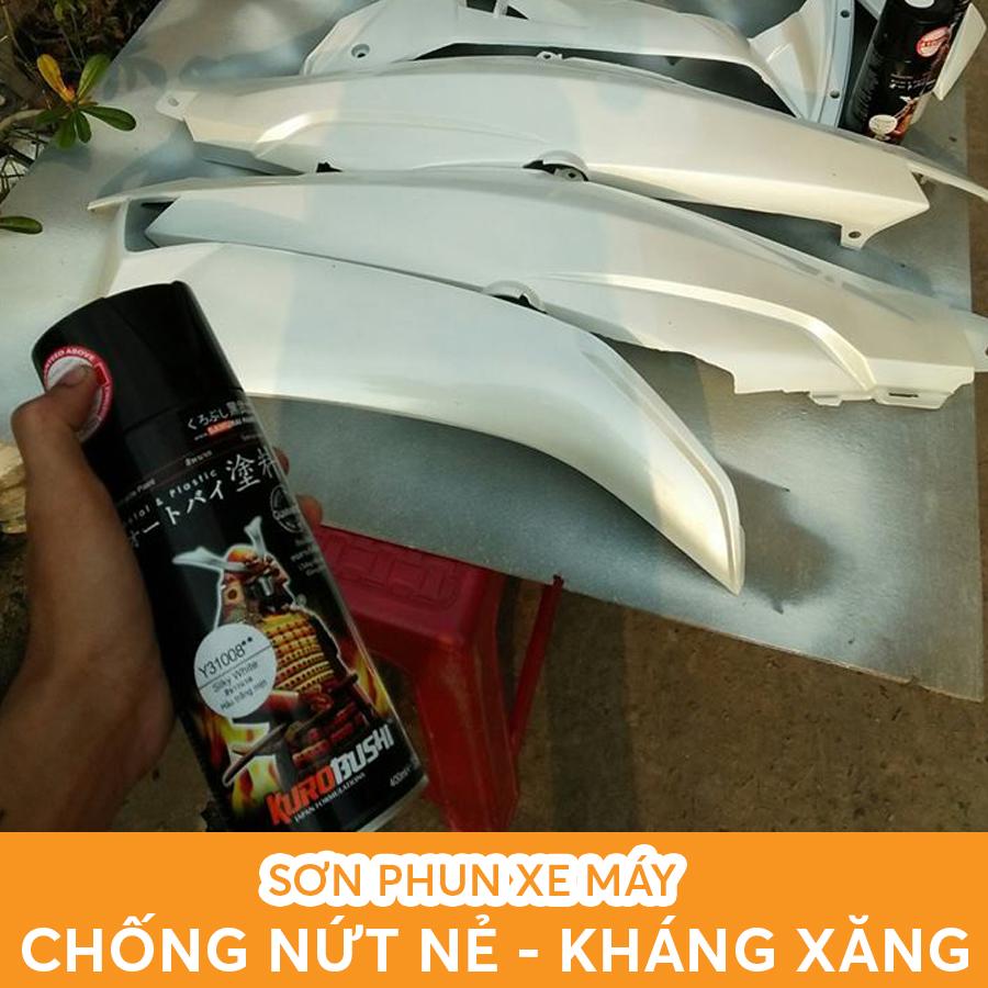 Chai sơn Samurai Y31008** màu trắng mịn Yamaha