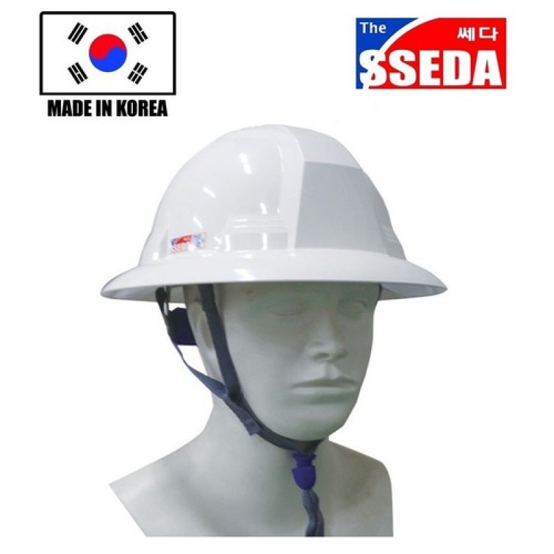 Nón bảo hộ rộng vành Hàn Quốc SSEDA- 3 màu trắng, vàng, đỏ