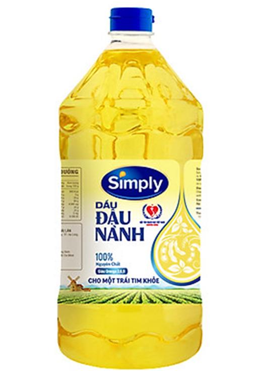 Combo 2 Chai Dầu Ăn Đậu Nành Simply 2L