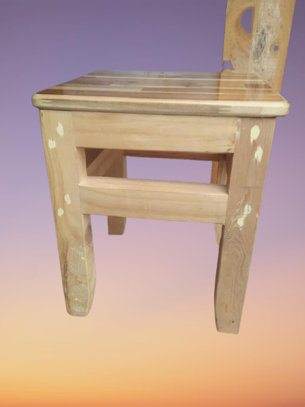 Ghế đôn bằng gỗ thộng cao 35 cm
