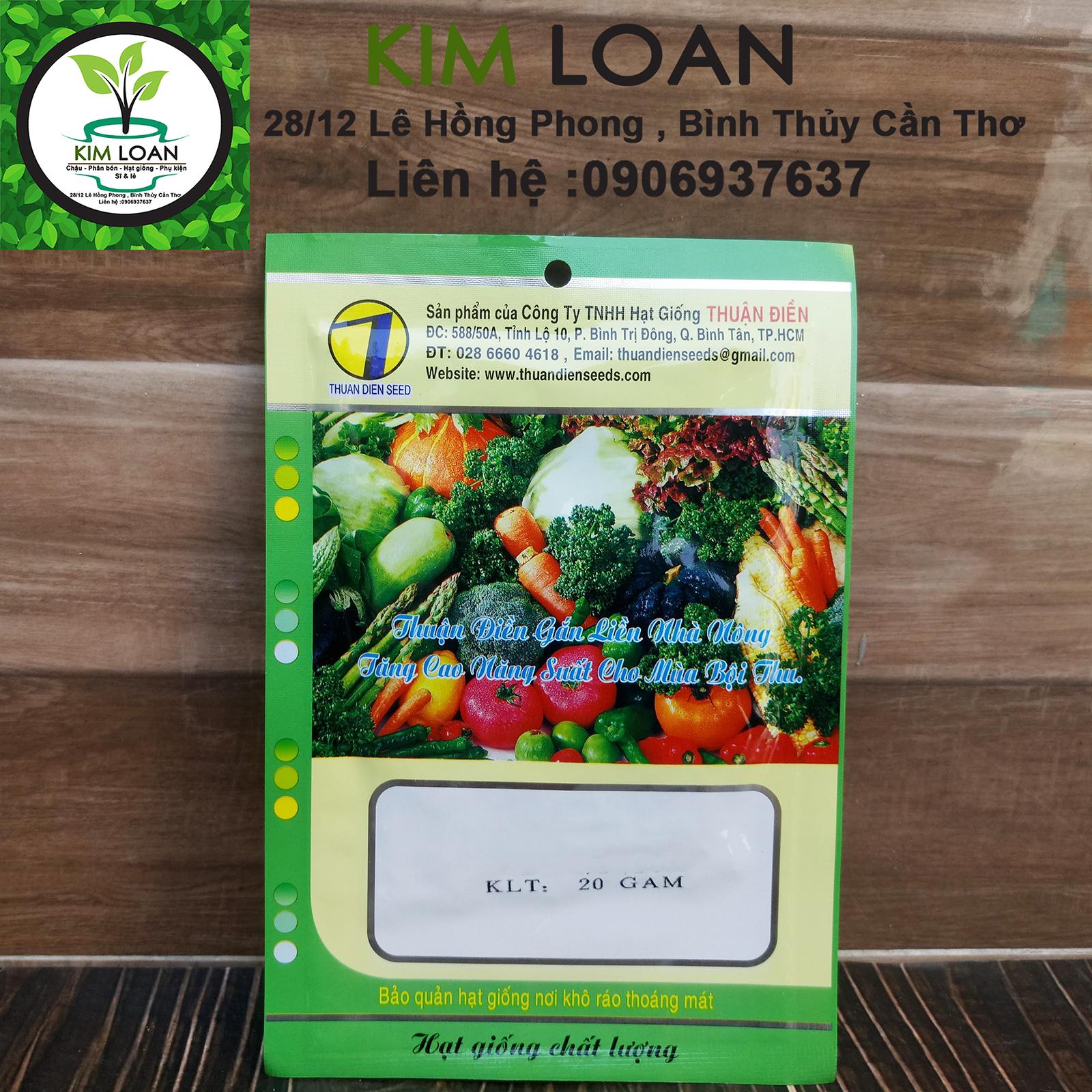 Hạt giống cải xanh mỡ Thuận Điền gói 20g