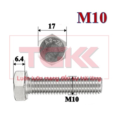 Bulong inox 304 M10