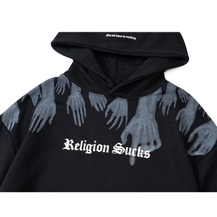 Religion sucks online hoodie