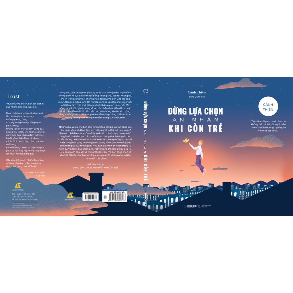 Sách - Đừng Lựa Chọn An Nhàn Khi Còn Trẻ (Tái Bản) [AZ Việt Nam]