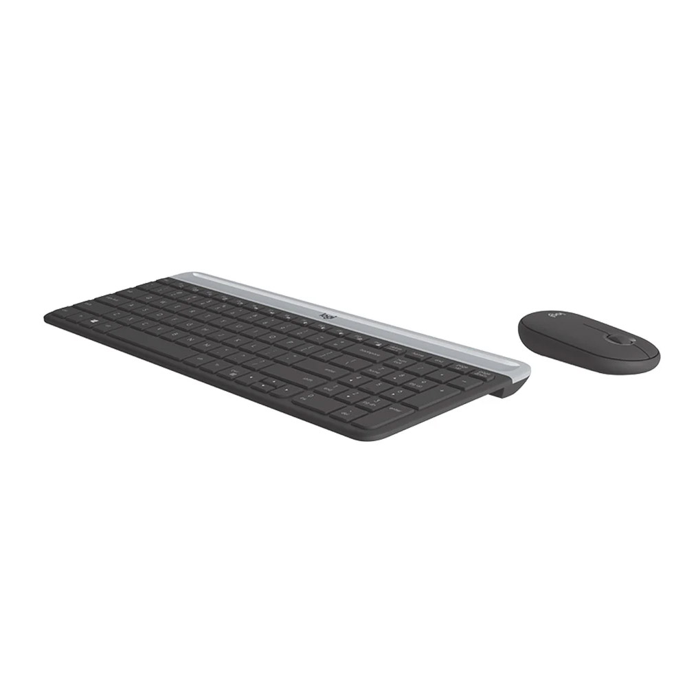 Keyboard + Wireless Mouse Logitech MK470 Slim (Black) - Warranty 12 months