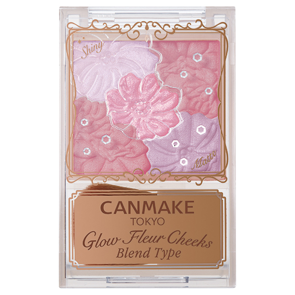 Phấn má hồng Canmake Glow Fleur Cheeks Nhật Bản, có nhũ - 6.3g