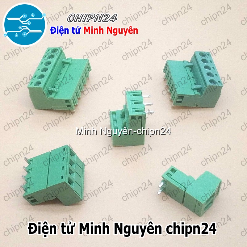 (F216) Domino 2EDG5.08 Cong (Terminal 5.08 5.08mm, Cầu đấu dây nguồn 2P/3P/4P/5P/6P/7P/8P/9P/10P/11P/12P) - [Chọn Loại] - HHH.00150