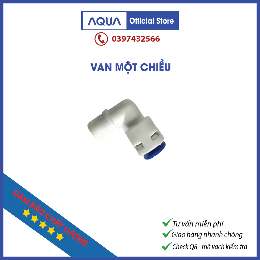 Van 1 chiều van co vuông của máy RO đầu dây 6 (4042A)
