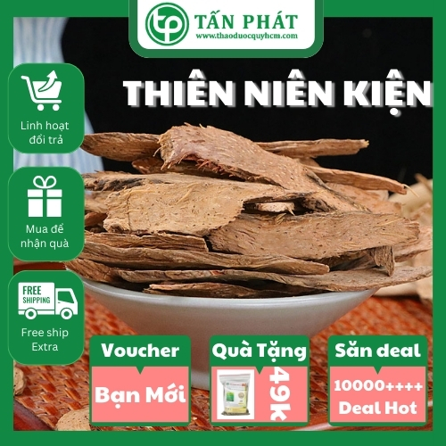 [Hàng mới về] Thiên niên kiện khô túi lớn 500gram - Tấn phát - Hỗ trợ cải thiện sức khoẻ