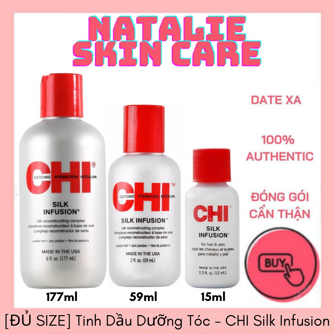 [HCM][ĐỦ SIZE] Tinh Dầu Dưỡng Tóc - CHI Silk Infusion