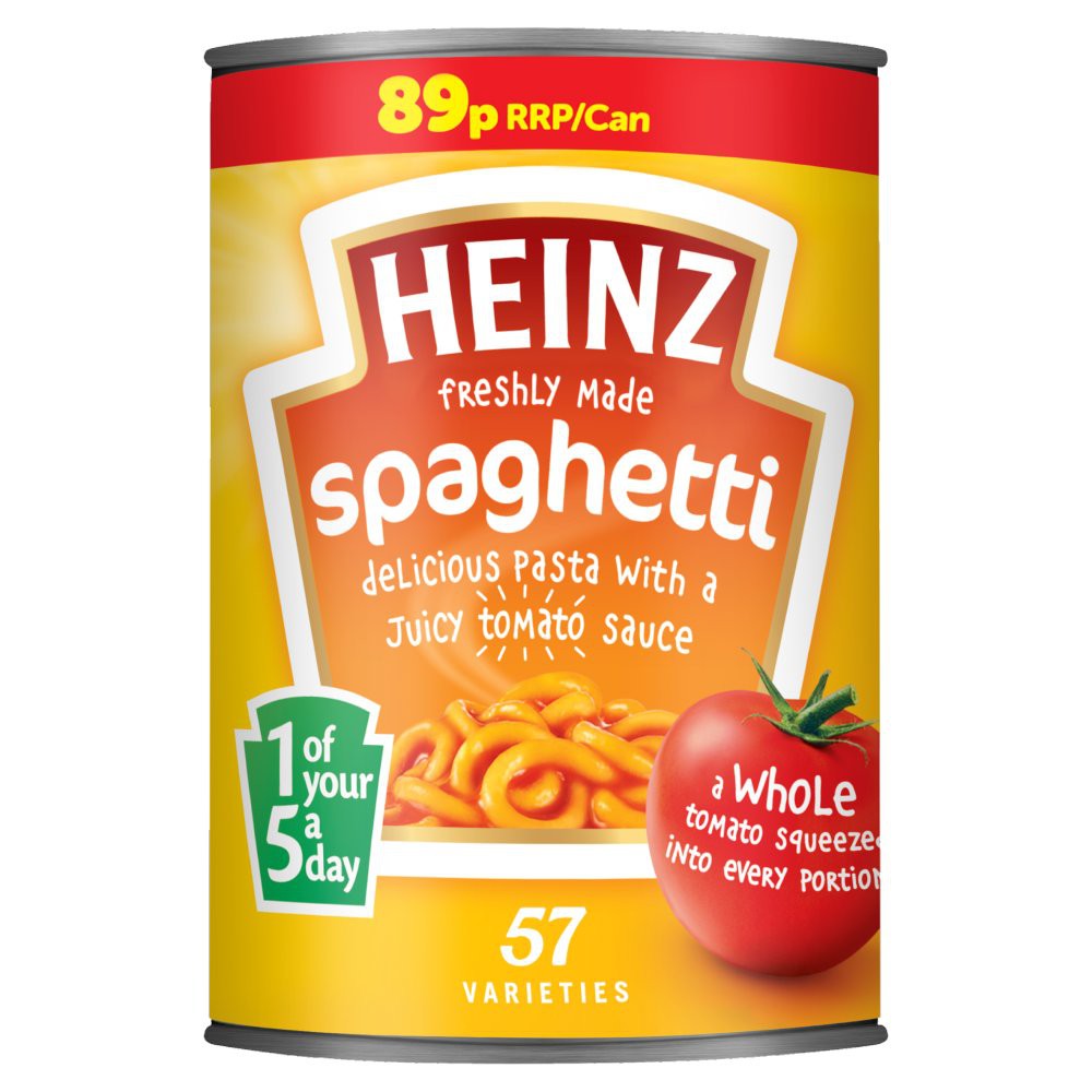 Mì Ý Spaghetti sốt cà chua ăn liền Heinz 400g