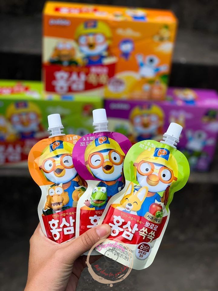 Nước uống hồng sâm trái cây Paldo 100ml