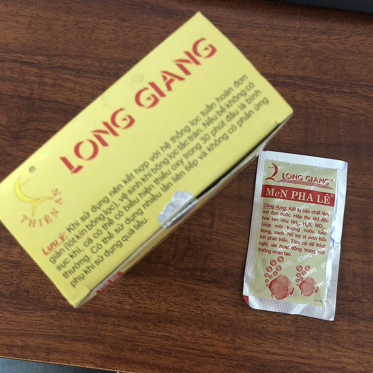 Men pha lê làm trong nước bể cá Long Giang (5g/gói)