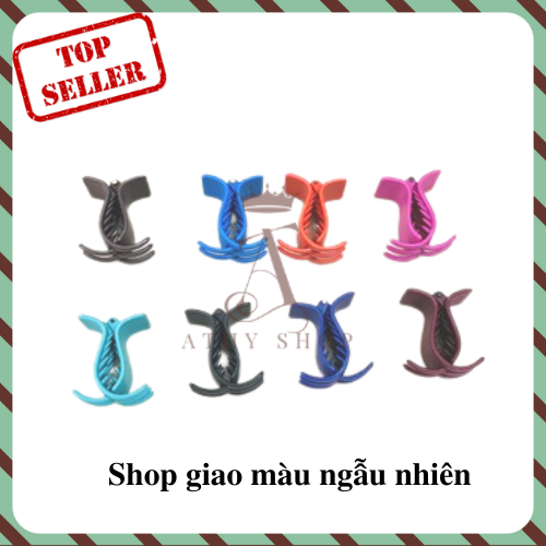 KẸP TÓC CÀNG CUA 3 RĂNG NHỰA MÀU TRƠN kẹp xinh đẹp dễ thương bền kẹp tóc loại tốt đơn giản trẻ trung sang trọng kẹp xịn cao cấp chất lượng giá rẻ phụ kiện làm đẹp tóc nữ kẹp tạo kiểu tóc sành điệu ATHY SHOP