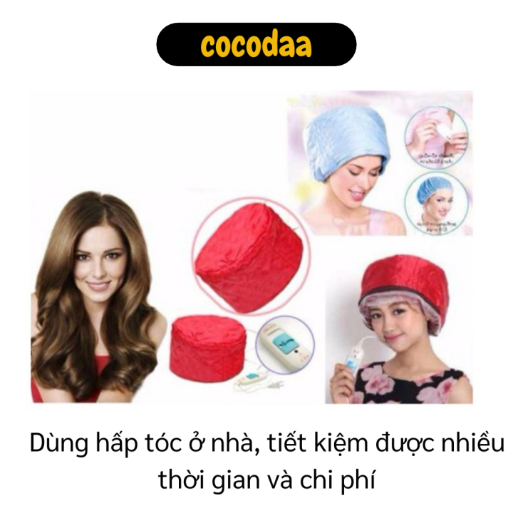 Mũ hấp tóc - Mũ ủ tóc điện - Máy hấp tóc cá nhân máy ủ tóc tại nhà giúp tóc óng mượt