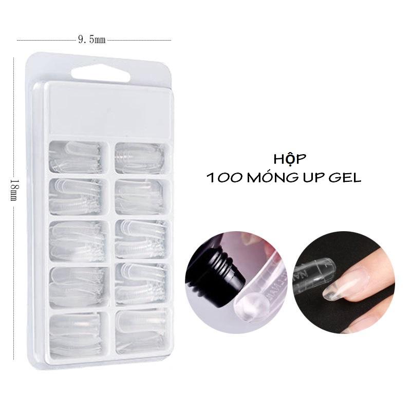[HCM]Hộp 100 móng gel gum có tai