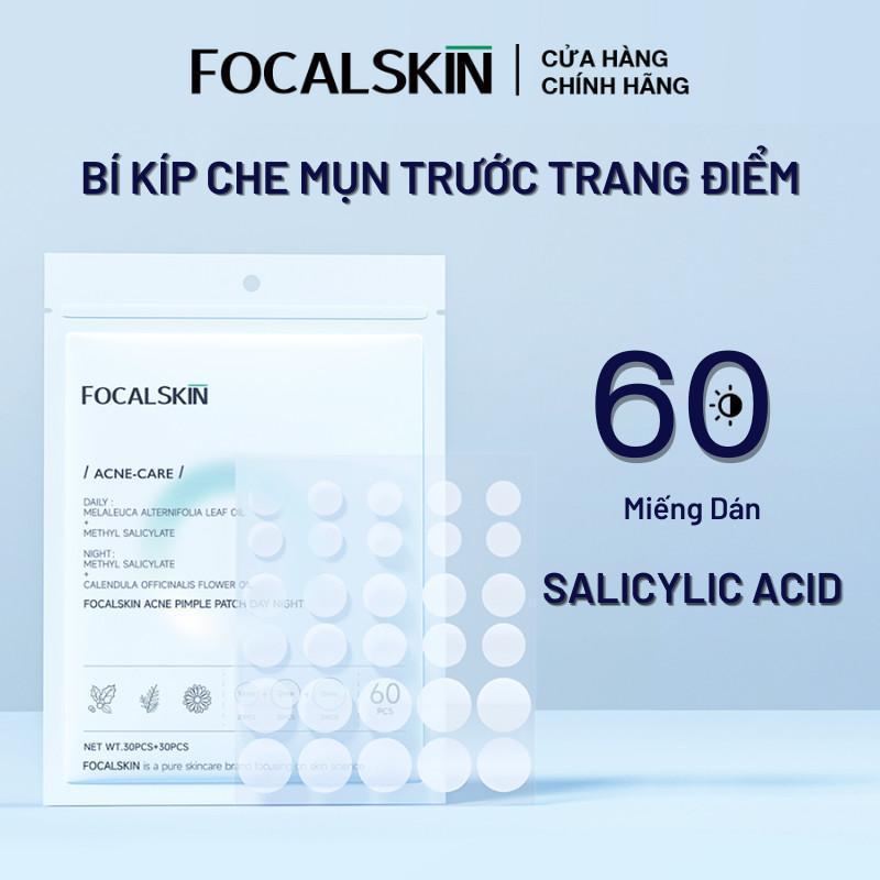 Miếng dán mụn Focalskin Acne Pimple Patch Day Night (60 miếng)