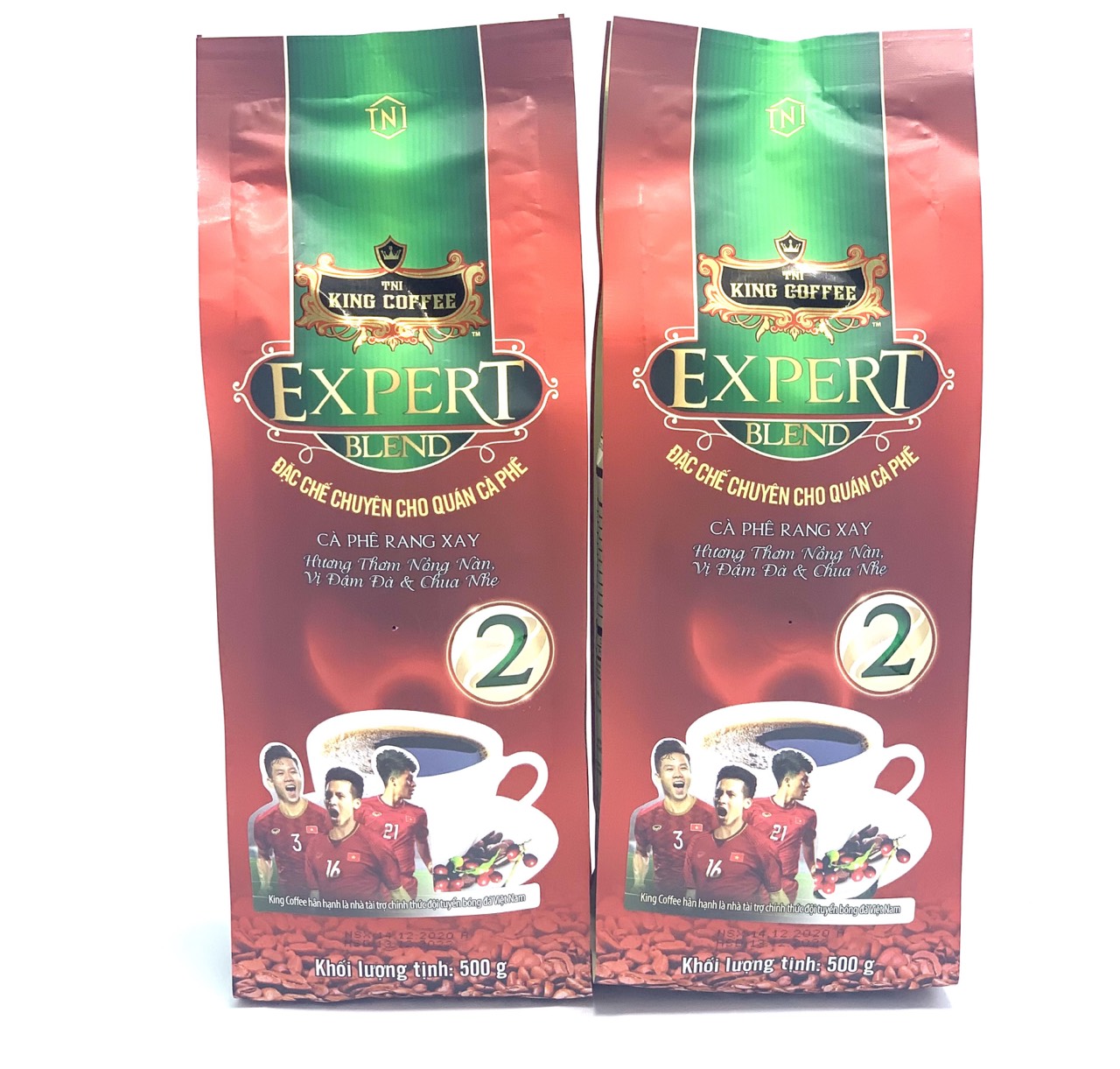 Combo 2 Gói Cà phê rang xay King Coffee Expert Blend 2