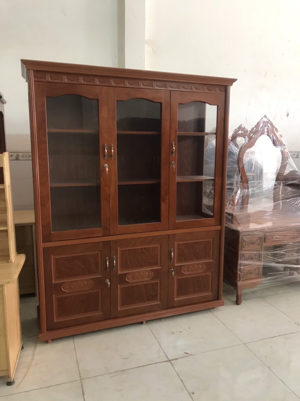 [Trả góp 0%] TỦ HỒ SƠ  GỖ XOAN ĐÀO 1M6 TỦ ĐỰNG SÁCH , TỦ GỖ