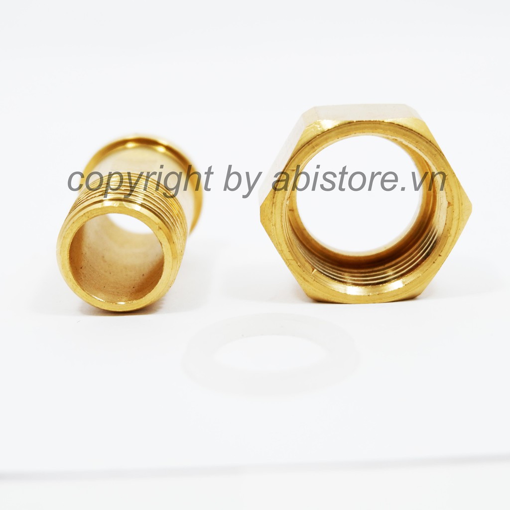 Rắc Co 21 Đồng Dùng Cho Chân Đồng Hồ đo Nước Phi 21Mm