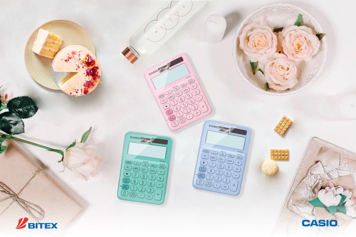 Máy tính CASIO MS-20UC NHIỀU MÀU