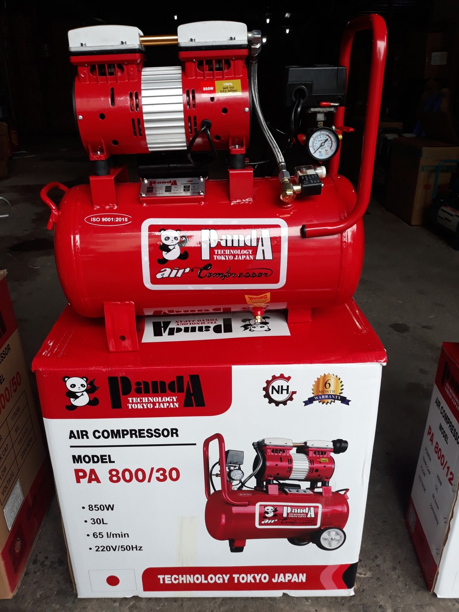 Máy Nén Khí Không Dầu Panda PA 800/30