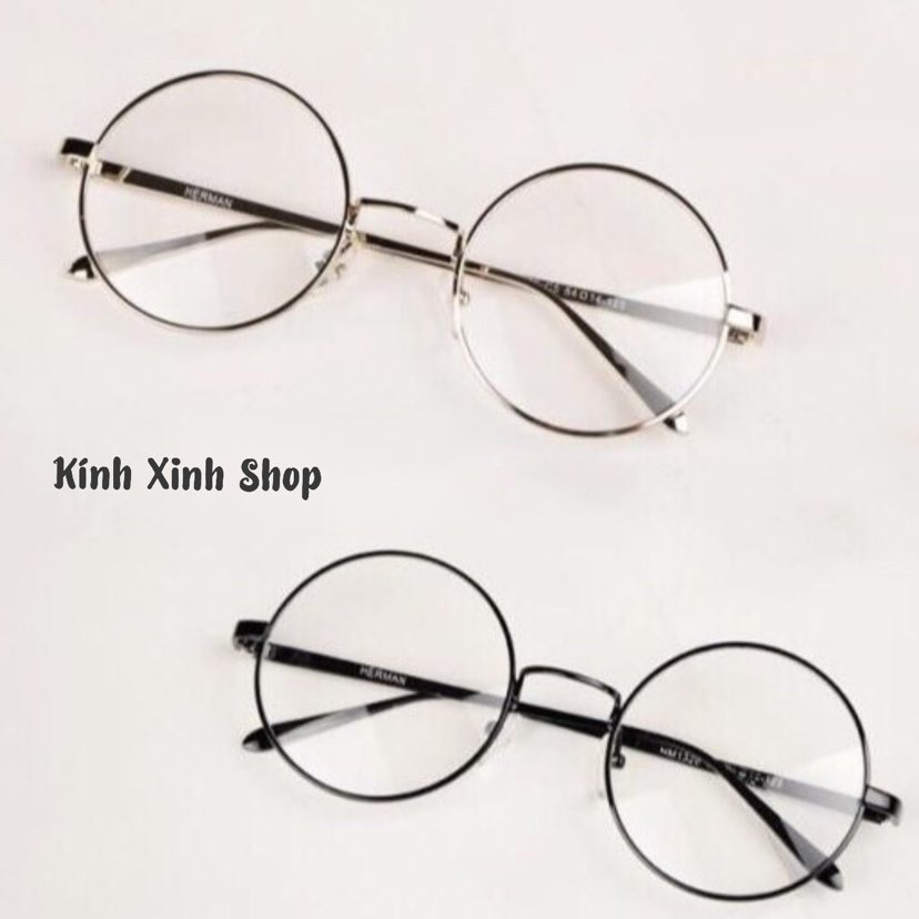 Kính Mắt tròn xoe retro Korea cao cấp (Nhiều Màu)