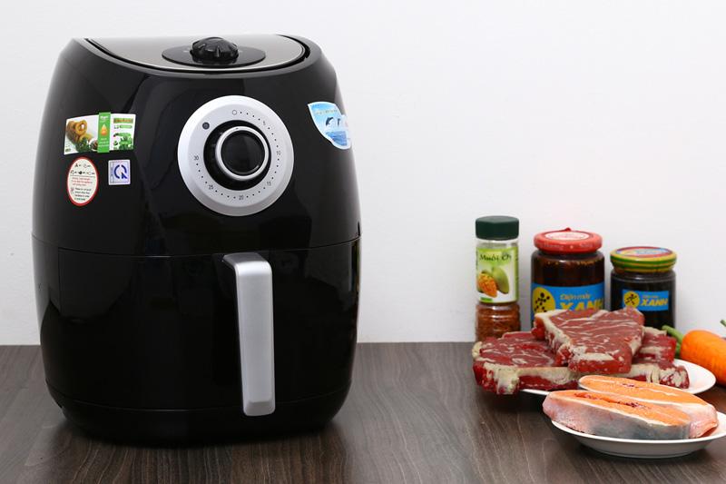 [HCM]Nồi chiên không dầu 4.4L A84 Magic Đen