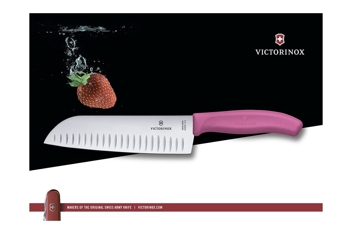 Dao bếp Victorinox Santoku knife fluted edge (17cm)