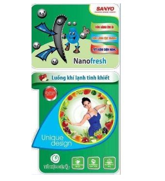 Tem Dán Tủ Lạnh Aqua Và Sanyo - Miếng Dán Tủ Lạnh Sanyo & Aqua ( Dán Bằng Băng Keo 2 Mặt )