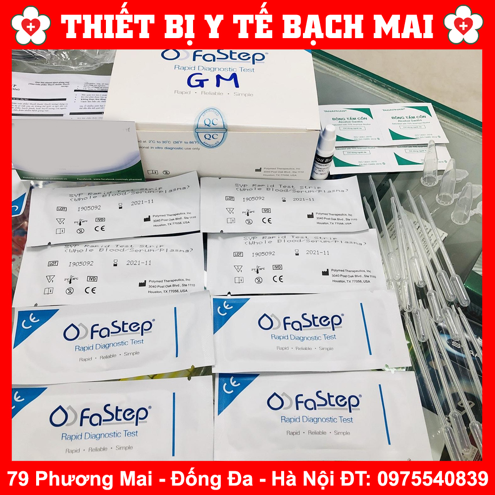 Que Test Thử Nhanh HP Viêm Loét Dạ Dày FASTEP MỸ