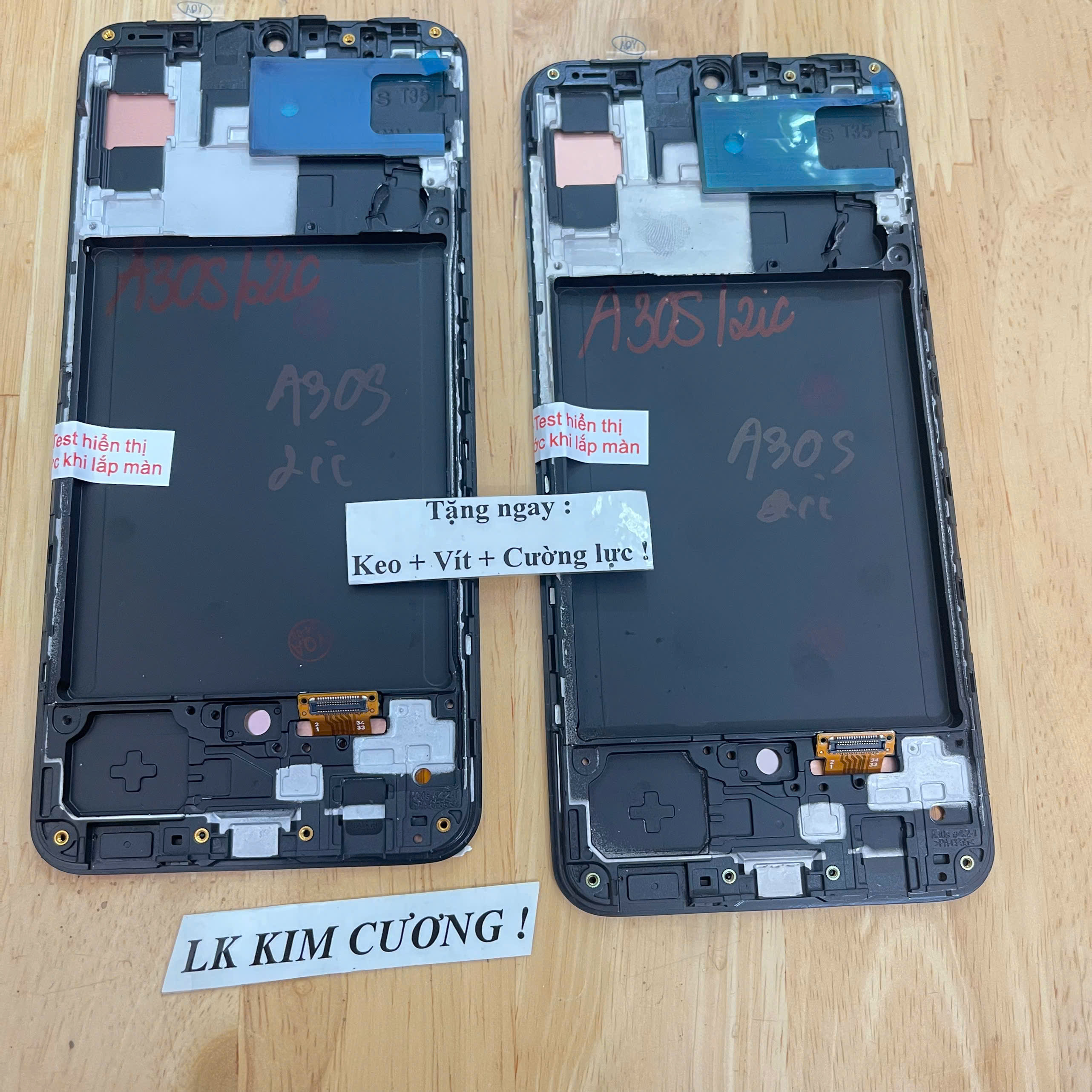 Màn hình samsung A30S - liền khung - OLED (2IC)