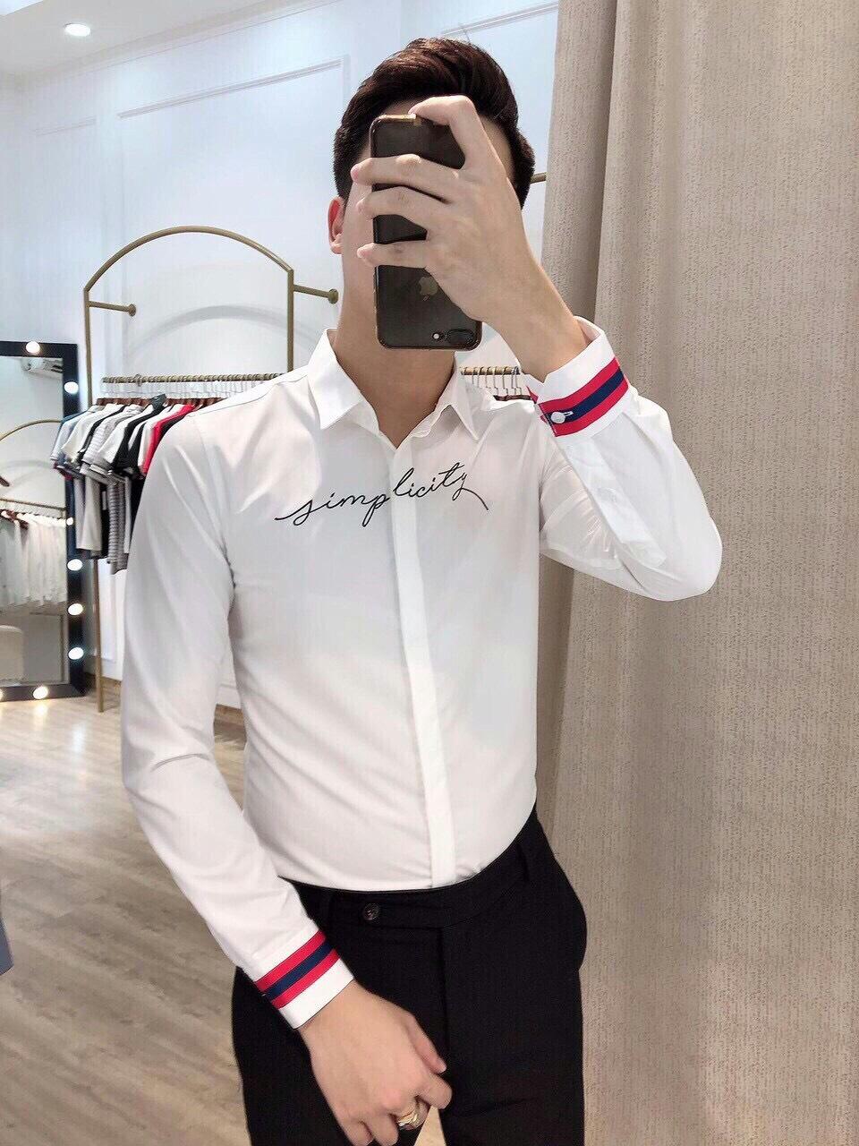 [HCM]Áo sơ mi nam mẫu mới thời trang