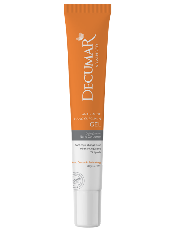 Gel ngừa mụn Decumar Advanced 20gr giảm mụn viêm thâm đầu đen hoàn toàn mới giá rẻ