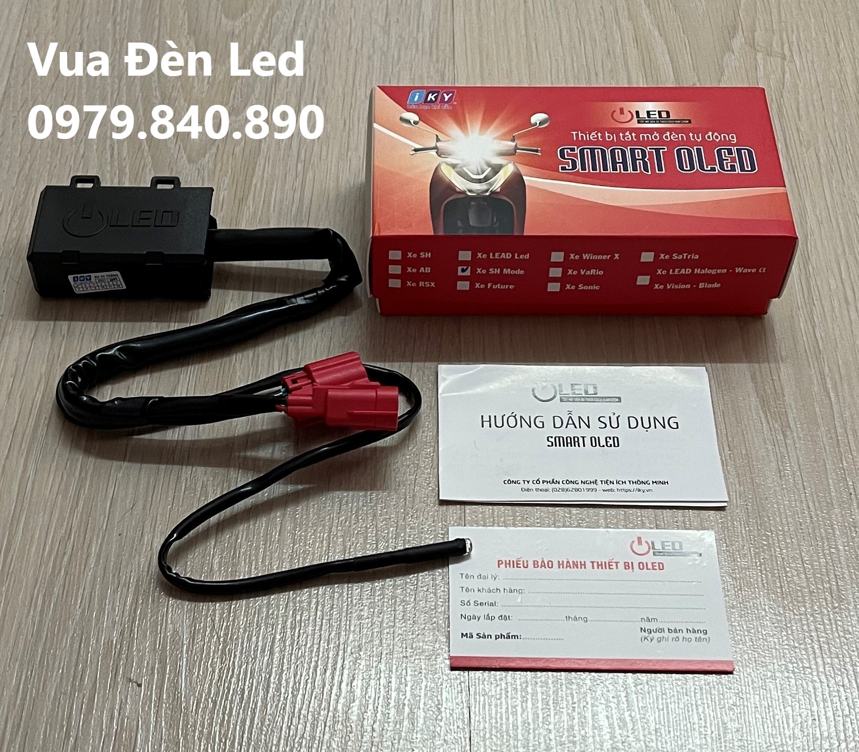 Mạch tắt mở đèn xe máy Honda đời mới IKY OLED