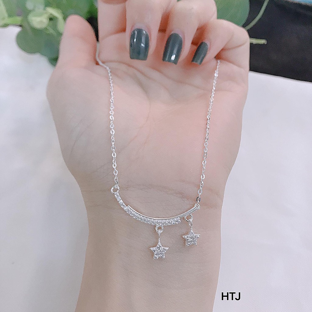 DÂY CHUYỀN NỮ LIỀN MẶT BẠC TA MẪU MỚI