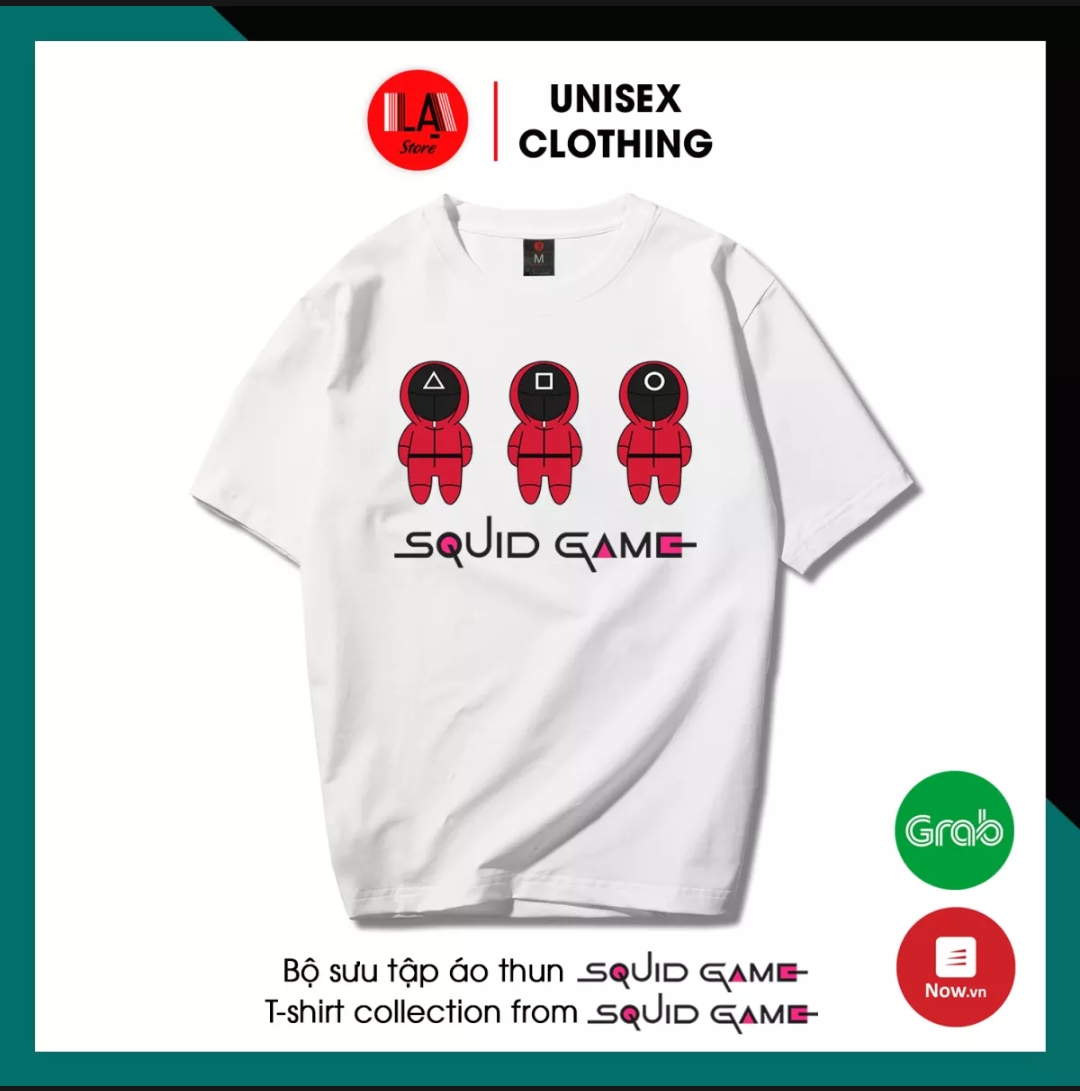 Áo Game trò chơi con mực Squid giá SĨ ĐỦ SIZE 100 KÍ