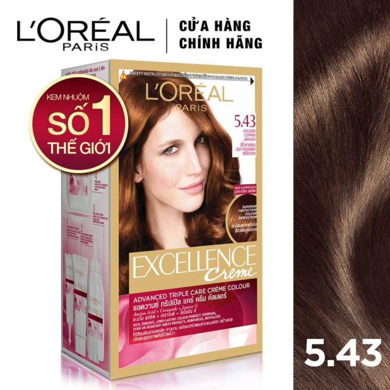 Màu nhuộm dưỡng tóc phủ bạc LOreal Paris Excellence Crème 172ml