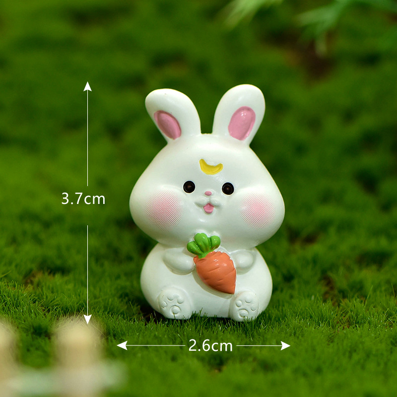 Phụ kiện trang trí tiểu cảnh: 12 con giáp phiên bản chibi