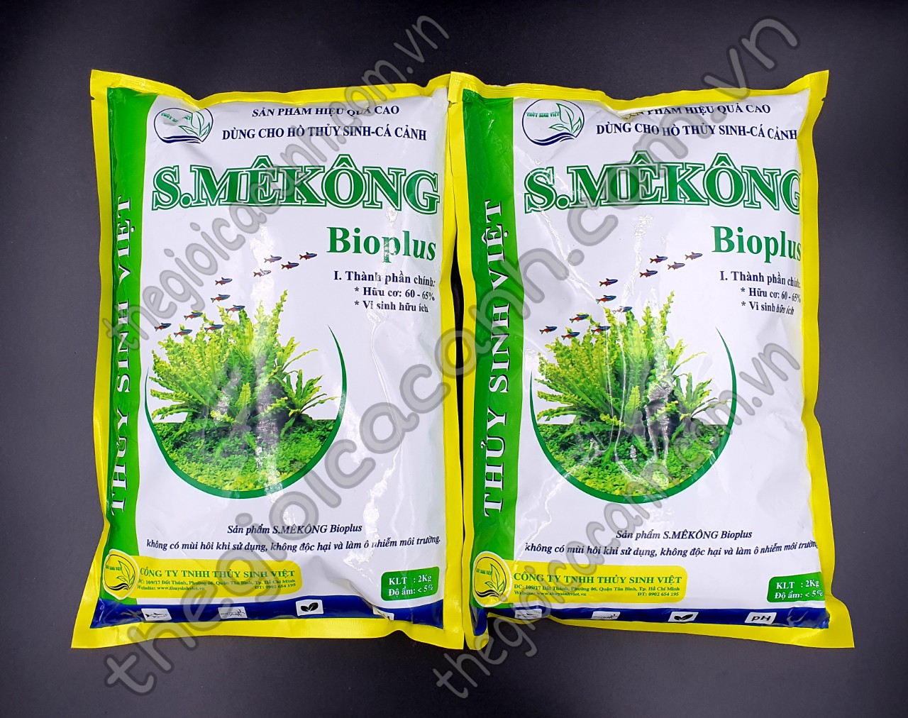 Phân nền thủy sinh Smekong Bioplus - bao 2kg