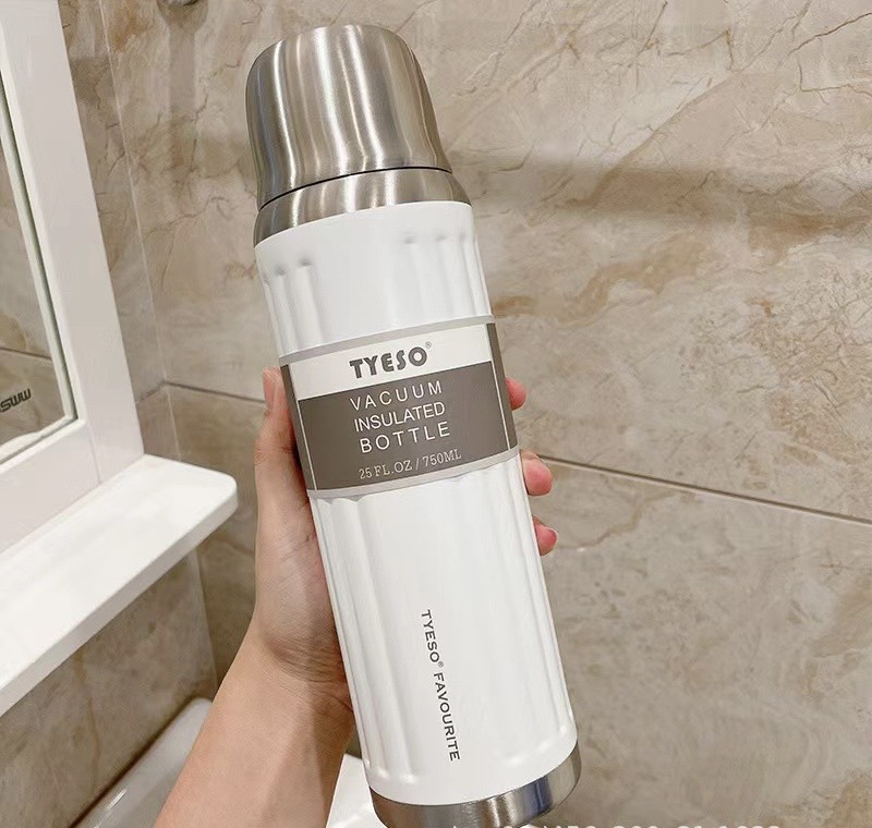 BÌNH GIỮ NHIỆT TYESO NẮP INOX 750ML