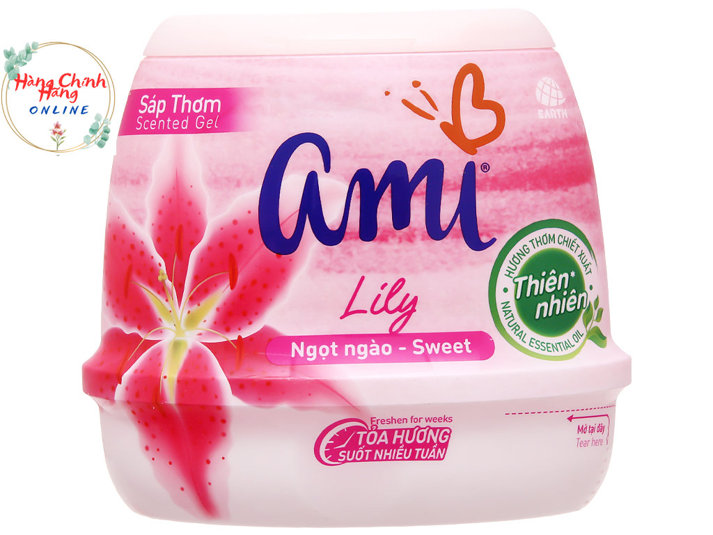 Sáp thơm Ami Hương Hoa Lily 200g