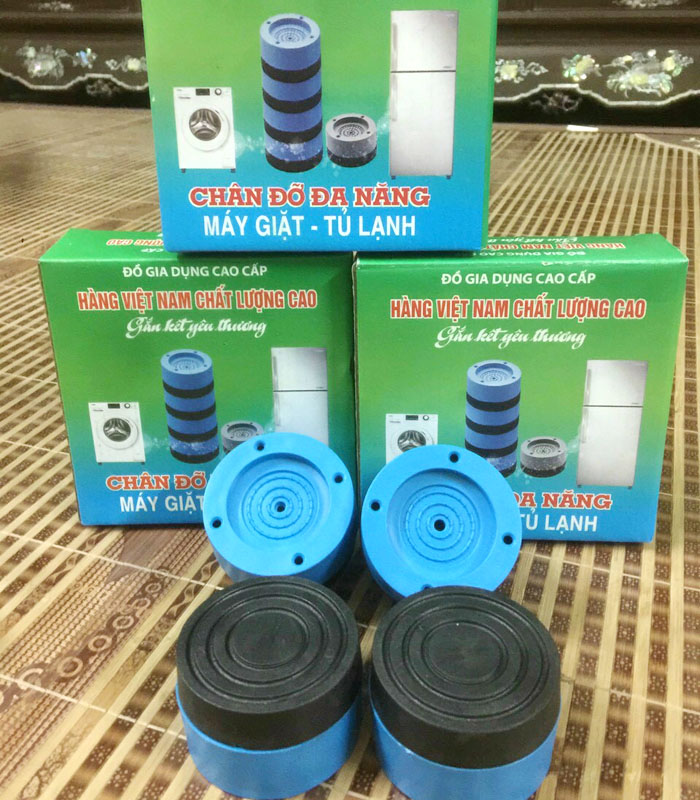 Set 4 miếng chân đế chống rung cho Máy Giặt-Tủ lạnh