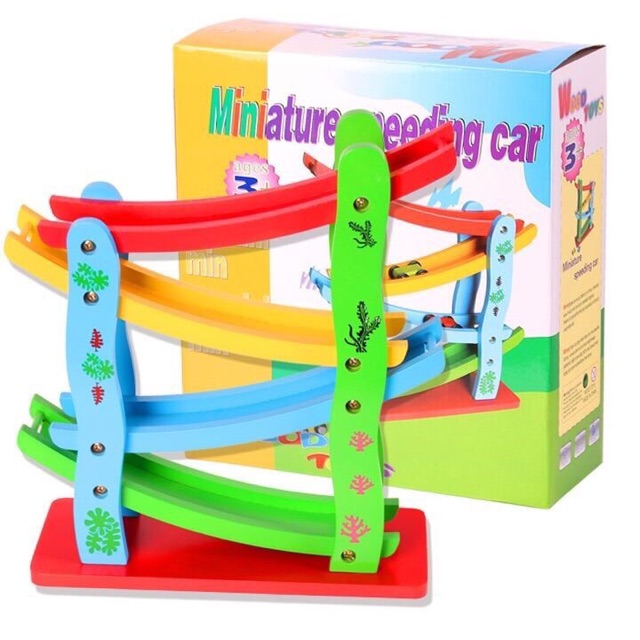 Tàu lượn Siêu Tốc 4 Tầng-Đồ Chơi Thú Vị Cho Bé