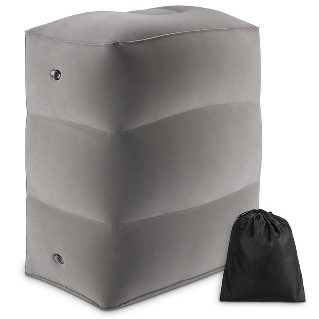 PVC Kids Flight Sleeping Footrest Pillow Resting Pillow On Airplane Car Bus Pillow Inflatable Travel Foot rest Pillow Foot Pad