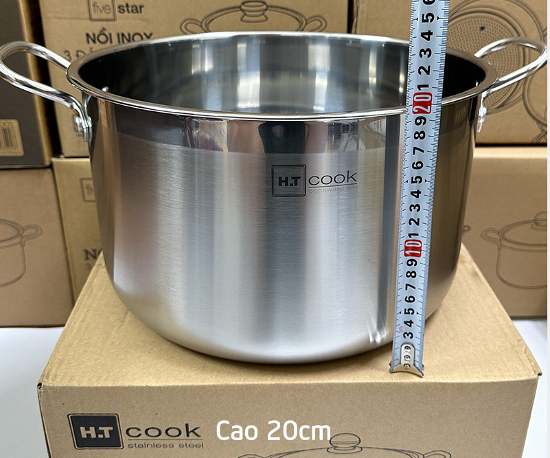 NỒI INOX NẮP INOX HT COOK 32 CM