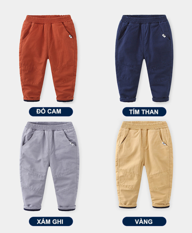 Quần kaki lót nỉ siêu đẹp siêu ấm áp cho bé QK6