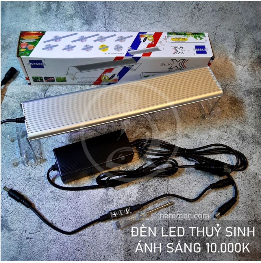 Đèn led odyssea slim x 10000k | đèn led odyssea thuỷ sinh siêu sáng