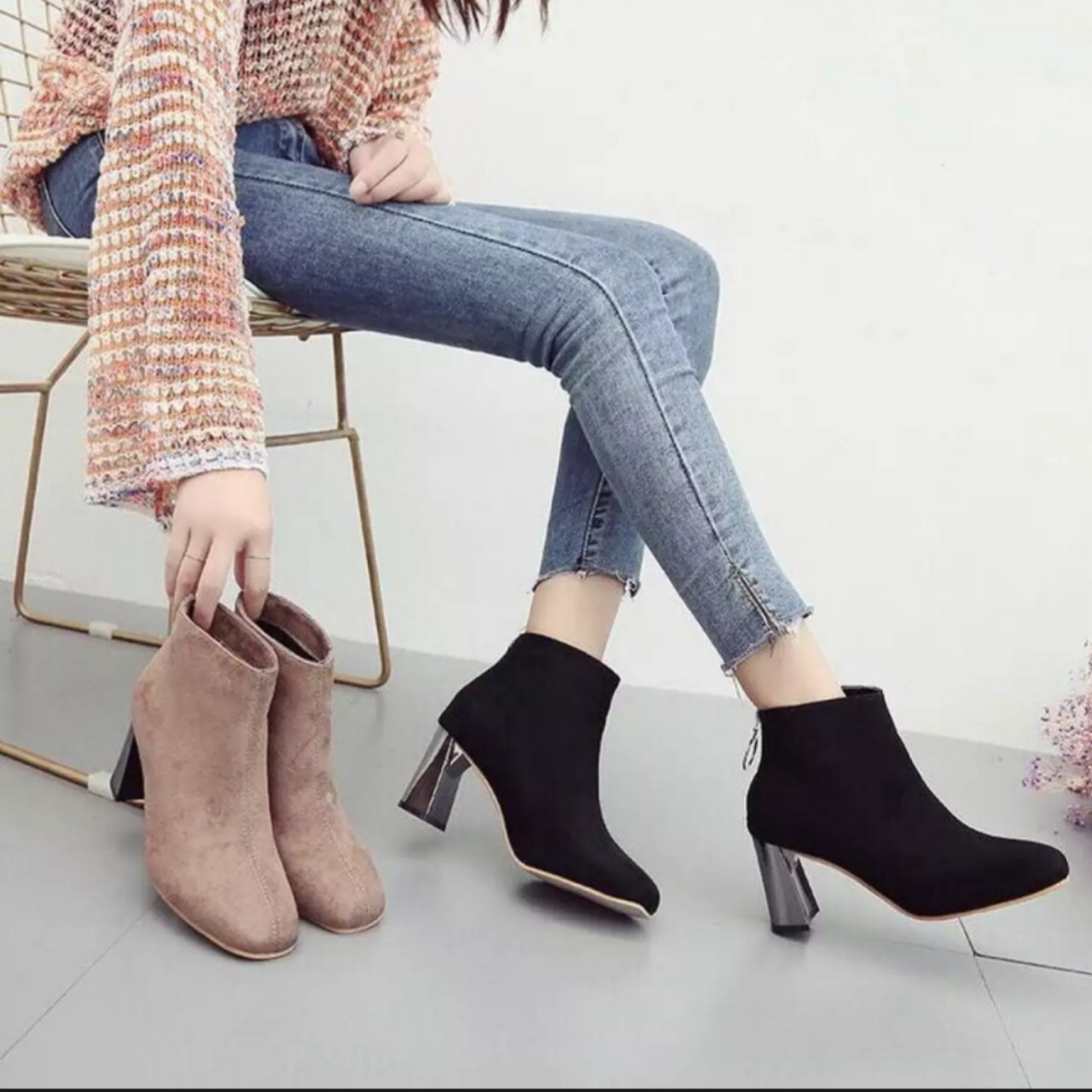 BOOT NỮ DA LỘN CAO CẤP